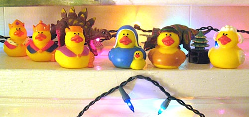 A Rubber Duck Nativity Set