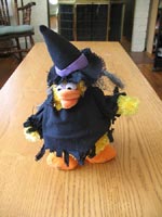 Tacky Spooky Polka Dancing Chicken Witch