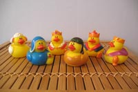Rubber duck Nativity scene