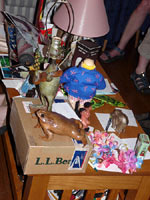 Registration table before the show begins