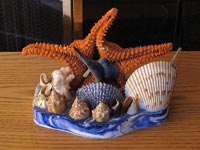 Beach shell lamp