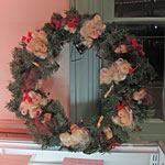 Doll head wreath